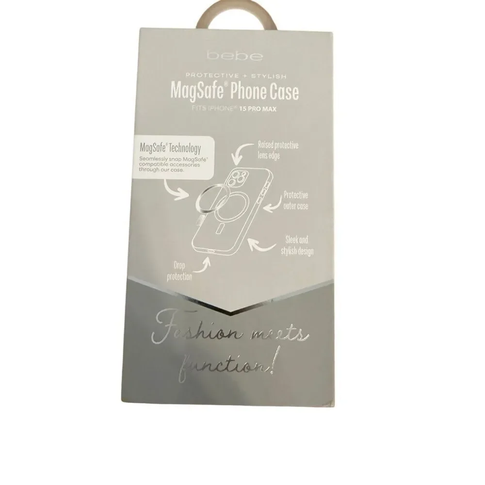 Brand New Bebe MagSafe Phone Case fits 15 Pro Max Protective Outer Case